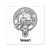 Clan Stewart Crest Zelfinktende Stempel (Design)