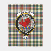 Clan Stewart Dress Ancient (Stuart) van Bute Tarta Fleece Deken (Voorkant)