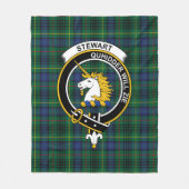 Clan Stewart Hunting Modern (van Appin) Tartan Pla Fleece Deken (Voorkant)