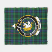 Clan Stewart Hunting Modern (van Appin) Tartan Pla Fleece Deken (Voorkant (Horizontaal))
