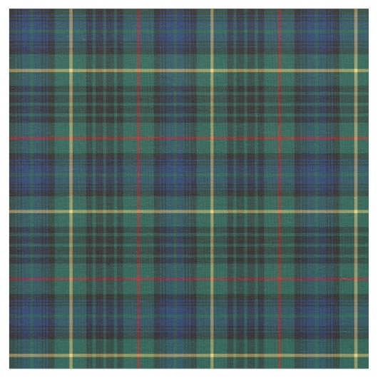Clan Stewart Hunting Tartan Stof (Close Up)