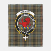 Clan Stewart Hunting Verweerd (Stuart) van Bute Ta Fleece Deken (Voorkant)