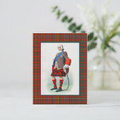 Clan Stewart  Illustratie Tartan Lijst Briefkaart (Staand voorkant)