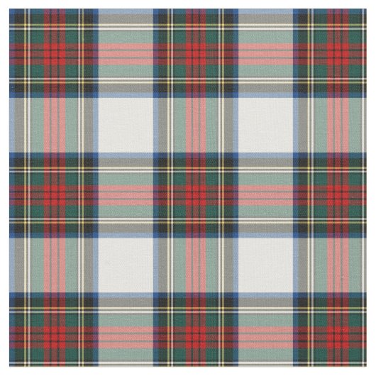 Clan Stewart Jurk Tartan Stof (Close Up)