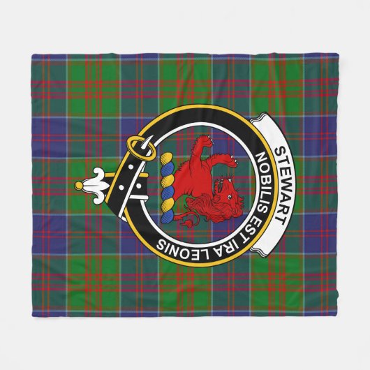 Clan Stewart of Appin Hunting Modern (Stuart) van Fleece Deken (Voorkant (Horizontaal))