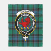 Clan Stewart Old Ancient (Stuart) Bute Tartan P Fleece Deken (Voorkant)