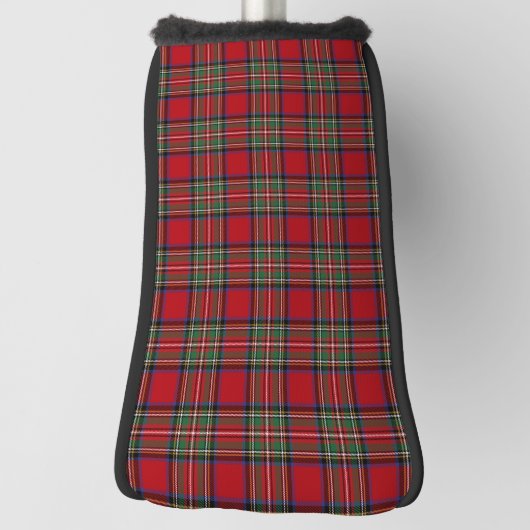 Clan Stewart Plaid Rood Blauw Groen Check Tartan Golfheadcover (Draai 90)