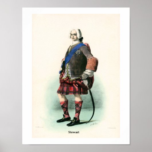 Clan Stewart Poster (Voorkant)