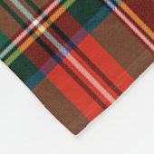 Clan Stewart Royal Modern (Stuart) van Bute Tartan Fleece Deken (Hoek)