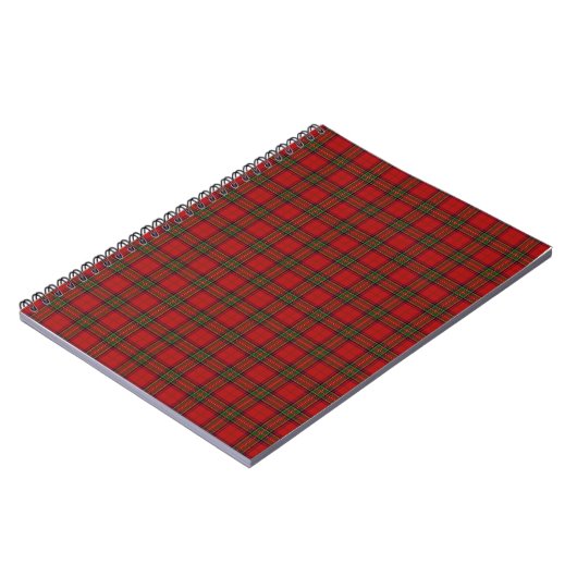 Clan Stewart Royal Scottish Tartan Pset Pattern Notitieboek (Linkerzijde)