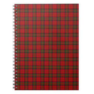 Clan Stewart Royal Scottish Tartan Pset Pattern Notitieboek
