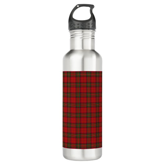 Clan Stewart Royal Scottish Tartan Pset Pattern Waterfles (Voorkant)