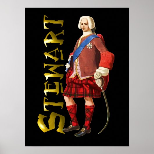 Clan Stewart Scottish Highland Dream Poster (Voorkant)