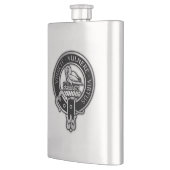 Clan Stewart | Stuart Crest Flask Flacon (Links)