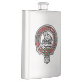 Clan Stewart | Stuart Crest & Tartan Flask Flacon (Rechts)