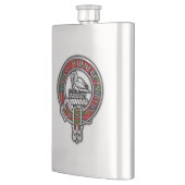 Clan Stewart | Stuart Crest & Tartan Flask Flacon (Links)