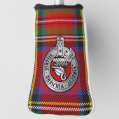 Clan Stewart | Stuart Crest & Tartan Golfheadcover (Draai 90)