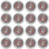 Clan Stewart | Stuart Crest & Tartan Knot Sticker (Voorkant)