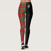 Clan Stewart | Stuart Crest & Tartan Leggings (Achterkant)