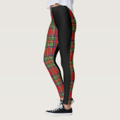 Clan Stewart | Stuart Crest & Tartan Leggings (Links)