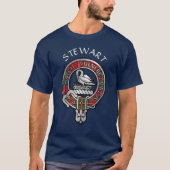 Clan Stewart | Stuart Crest & Tartan T-Shirt (Voorkant)