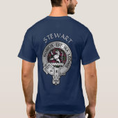 Clan Stewart | Stuart van Bute Crest & Tartan T-shirt (Achterkant)