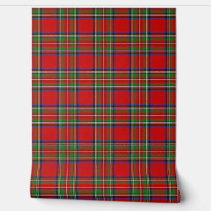 Clan Stewart Tartan Behang
