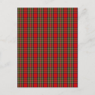 Clan Stewart Tartan Briefkaart