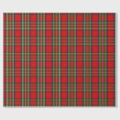 Clan Stewart Tartan Cadeaupapier (Vlak)