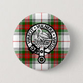 Clan Stewart Tartan Crest Button (Voorkant)