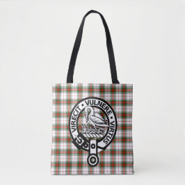 Clan Stewart Tartan Crest Tote Tas