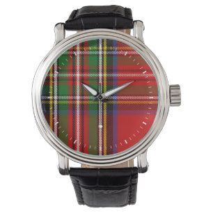 Clan Stewart Tartan Horloge