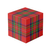 Clan Stewart Tartan House Blessing Kubus (Achter hoekig)