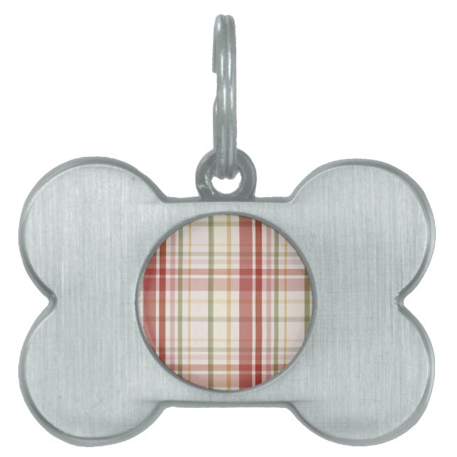 Clan Stewart Tartan Huisdieren Naamplaatje (voorkant)