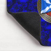 Clan Stewart Tartan Knot & Flag Muismat (Hoek)