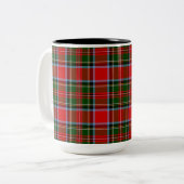 Clan Stewart Tartan Koffie Mok (Voorkant links)
