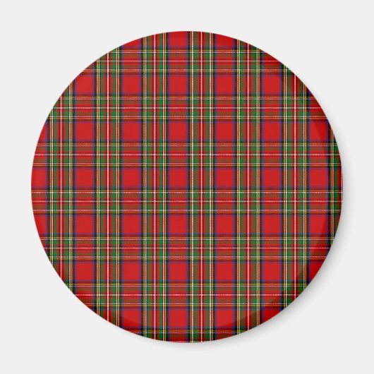 Clan Stewart Tartan Magneet (Voorkant)