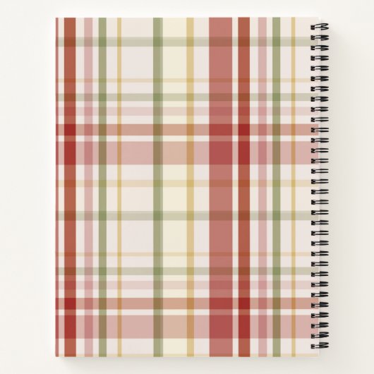 Clan Stewart Tartan Notitieboek (Achterkant)