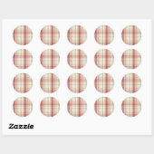 Clan Stewart Tartan Ronde Sticker (Vel)