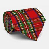 Clan Stewart Tartan Stropdas (Opgerold)