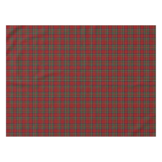 Clan Stewart Tartan Tablecloth Tafelkleed (Voorkant (Horizontaal))