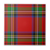 Clan Stewart Tartan Tegeltje (Voorkant)