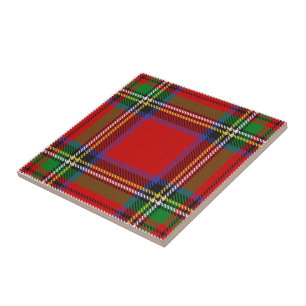 Clan Stewart Tartan Tegeltje