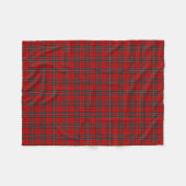 Clan Stewart van Appin Tartan Scottish Red Pset Fleece Deken (Voorkant (Horizontaal))