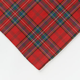 Clan Stewart van Appin Tartan Scottish Red Pset Fleece Deken
