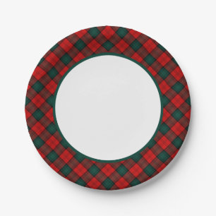 Clan Stewart van Athollgrens Tartan Papieren Bordje