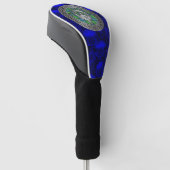 Clan Stirling Crest & Tartan Knot Golfheadcover (Schuin)