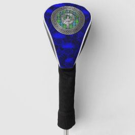 Clan Stirling Crest & Tartan Knot Golfheadcover