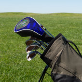 Clan Stirling Crest & Tartan Knot Golfheadcover (Insitu)