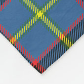Clan Stirling (hoofdman van het Cadeau Cadder) Tar Fleece Deken (Hoek)